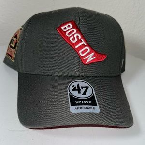 New Boston Red Sox '47 Cooperstown Collection Franchise Logo Snapback Hat gray
